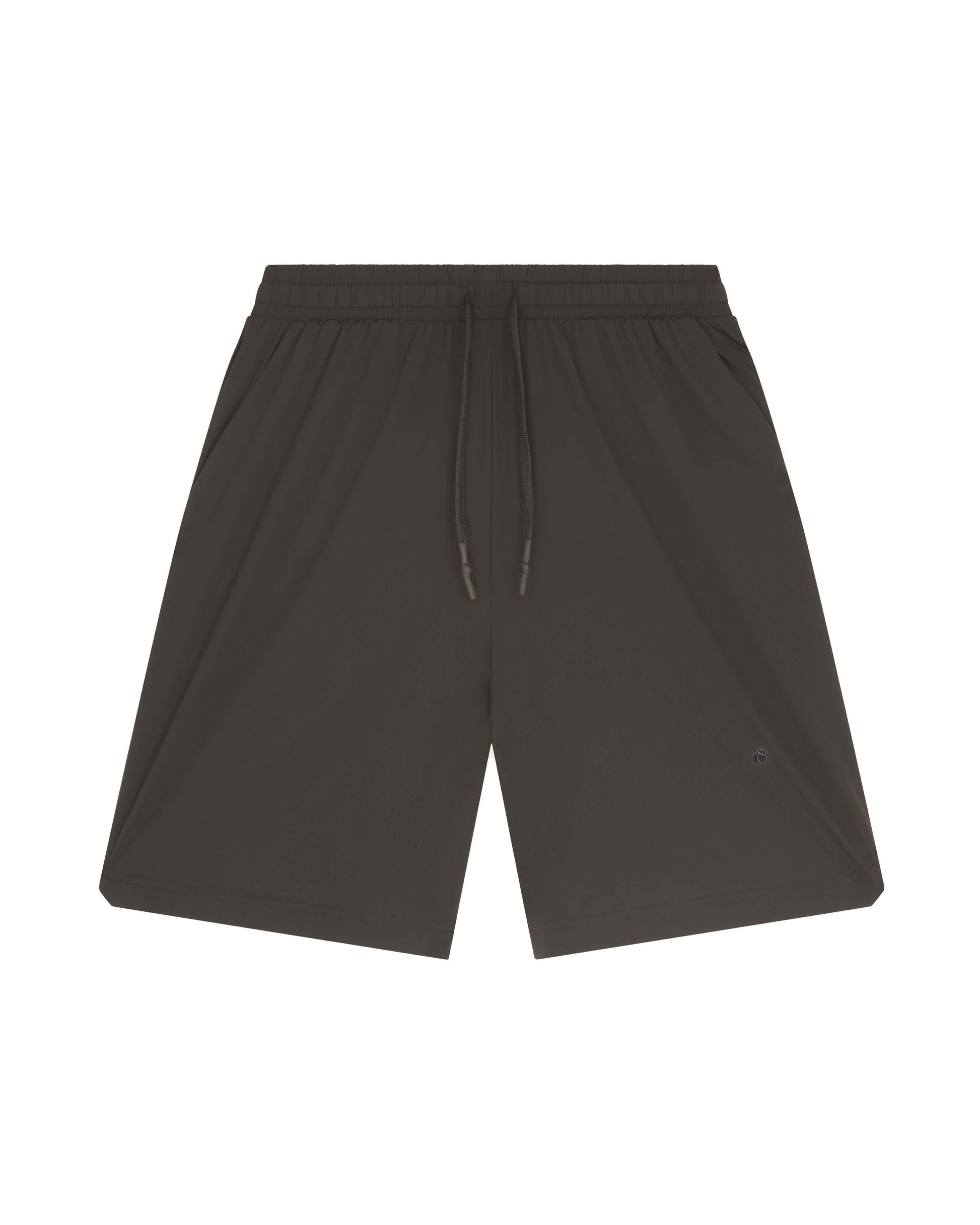 SUBI Brown 7" Lined Running Shorts, Breathable, Fast drying, Front View