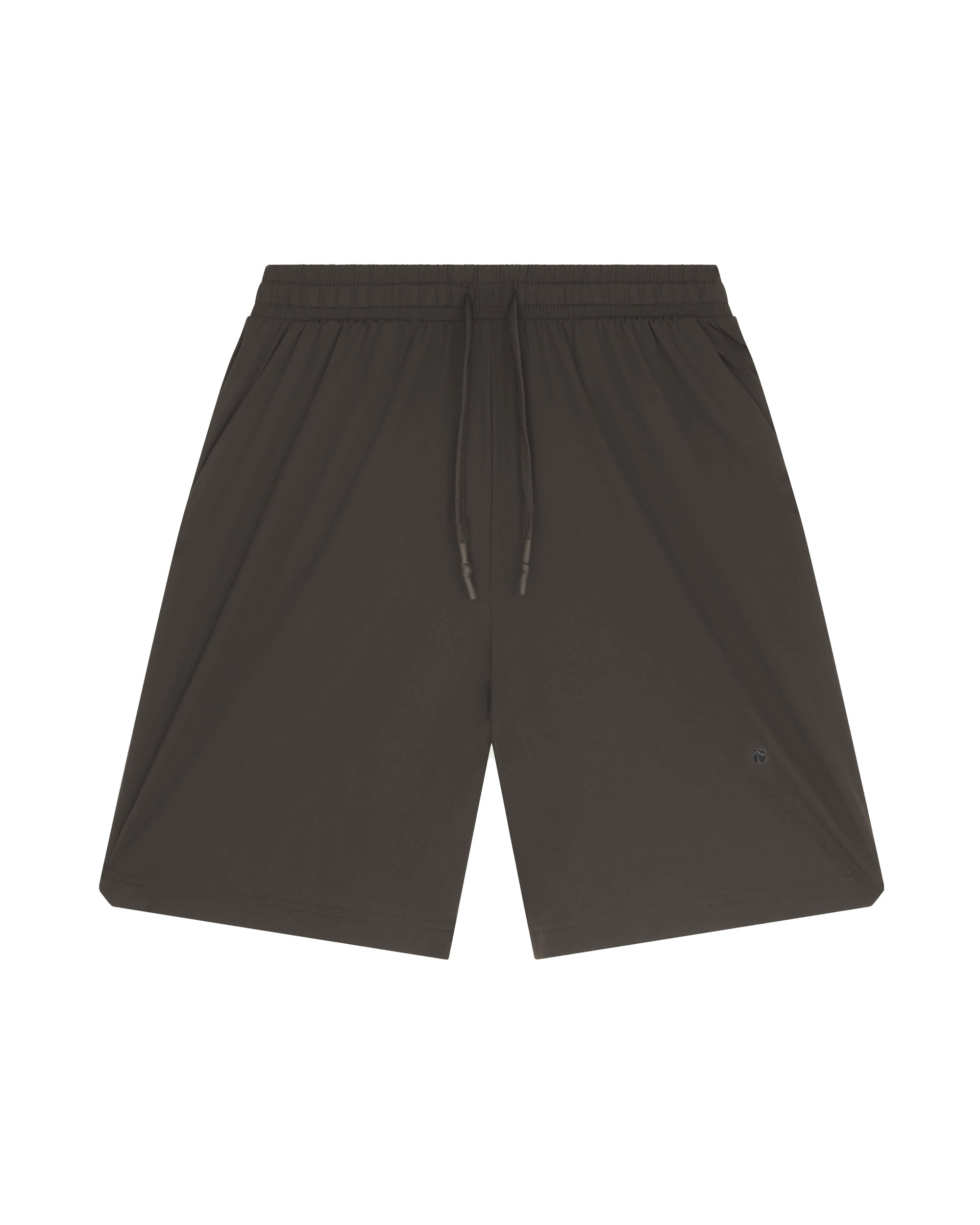 SUBI Brown 7" Lined Running Shorts, Breathable, Fast drying, Front View