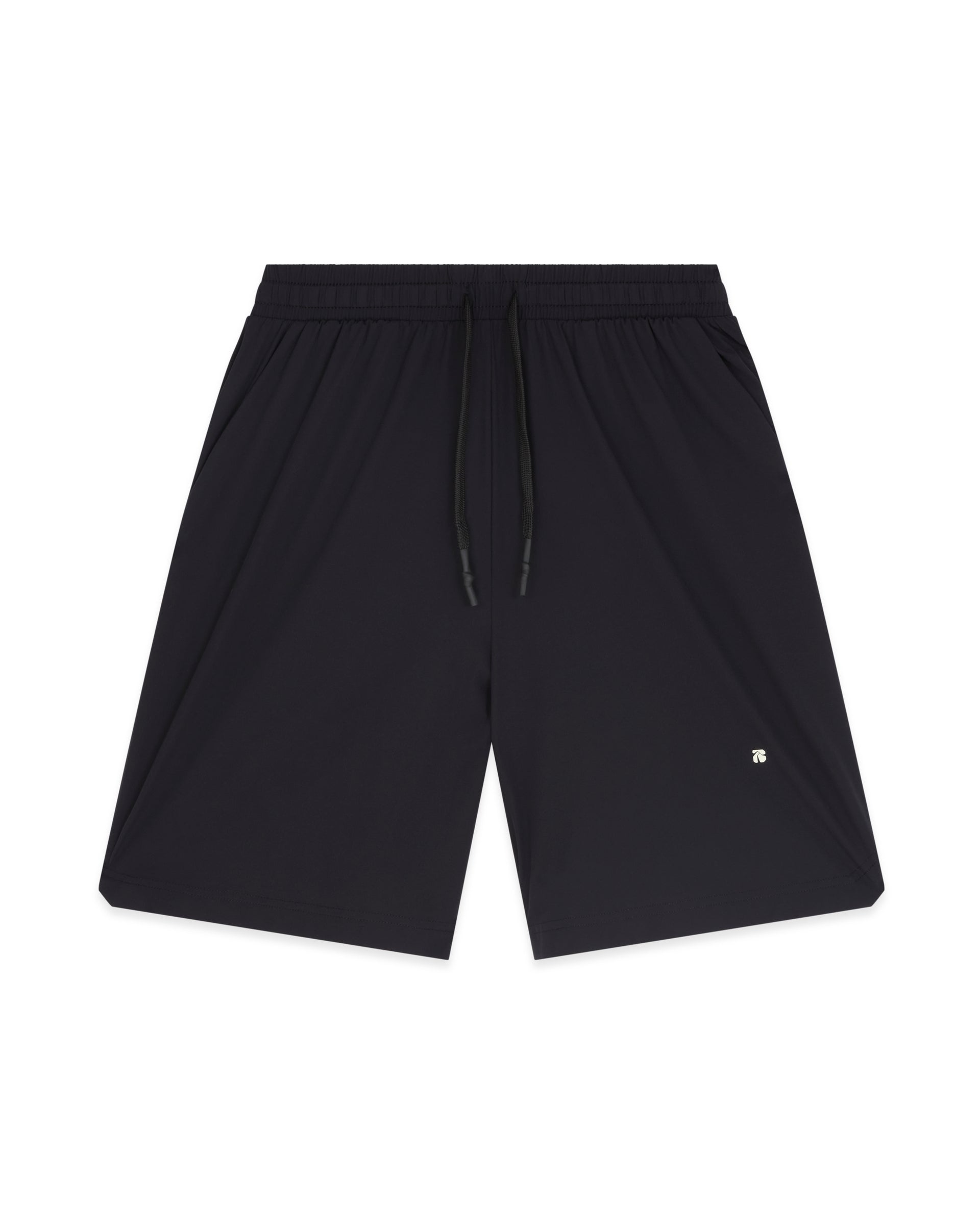 SUBI Black 7" Lined Running Shorts, Breathable, Fast drying, Front View