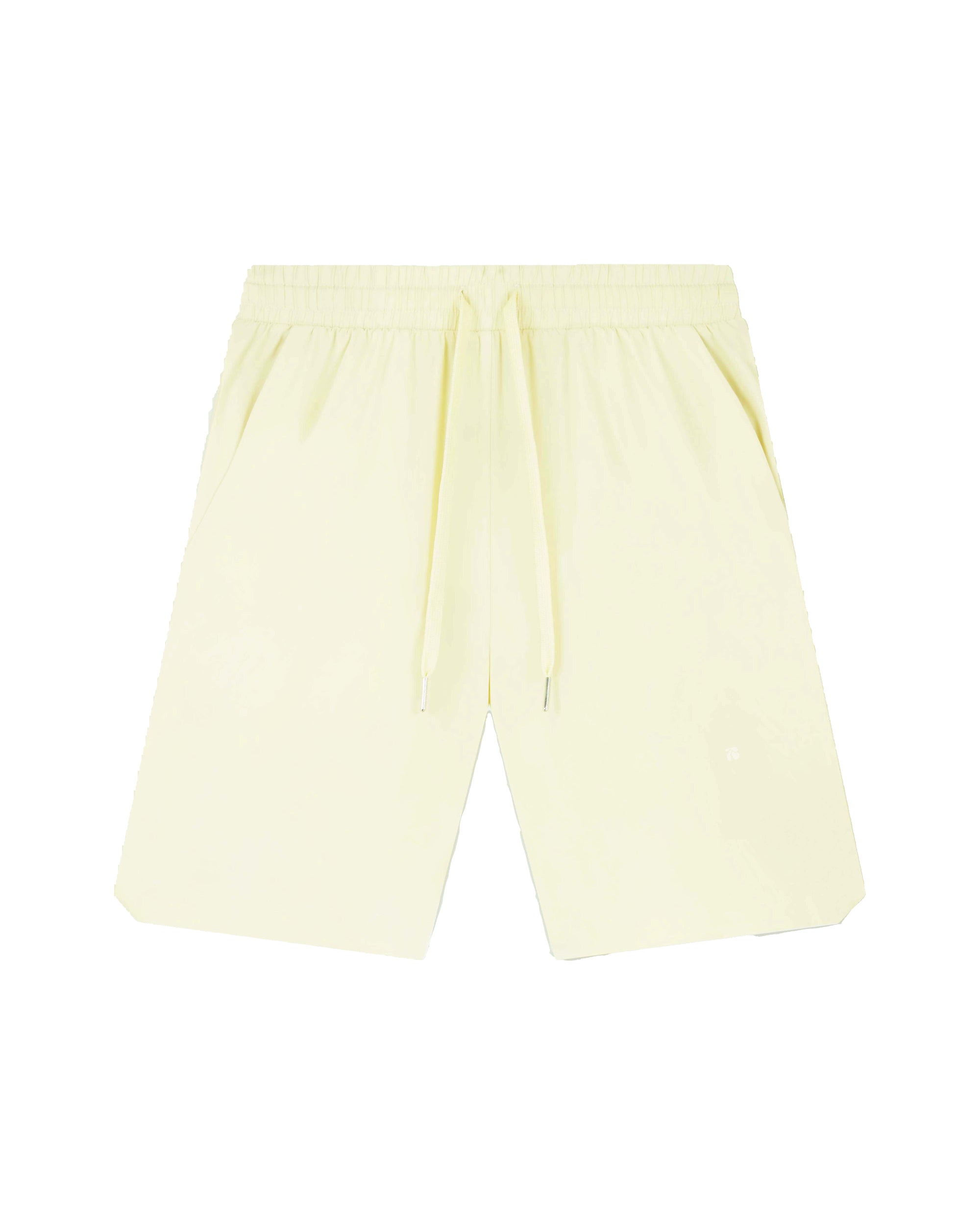 SUBI yellow 7" Lined Running Shorts, Breathable, Fast drying, Front View