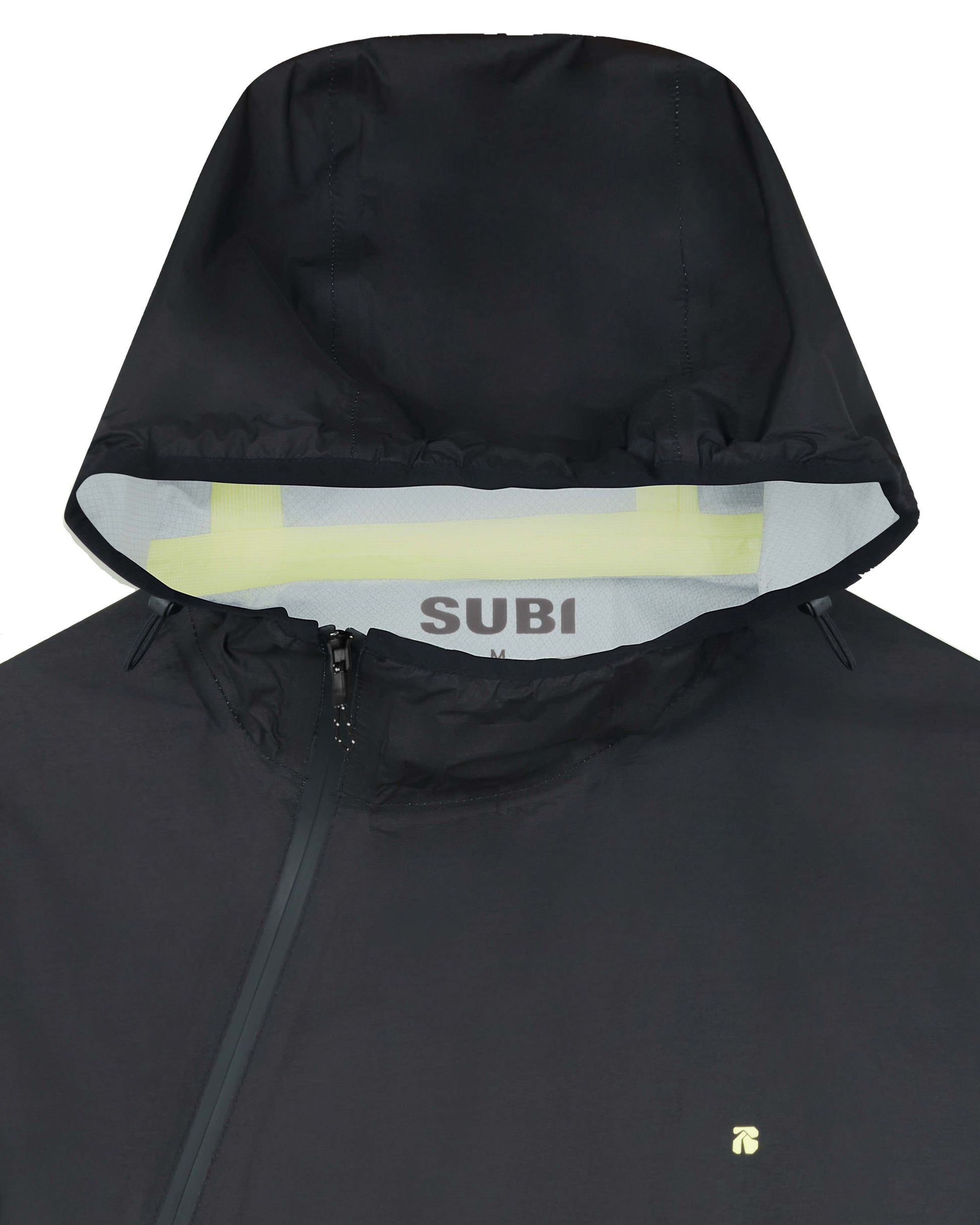 SUBI Anorak Performance Jacket,  Hooded, Black, lightweight, water-resistant, wind-resistant