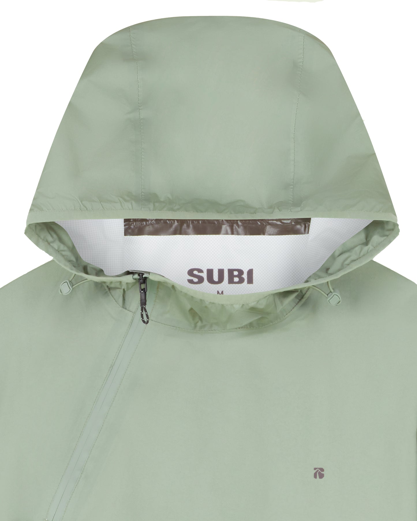 SUBI Anorak Performance Jacket, Sage, lightweight, water-resistant, wind-resistant