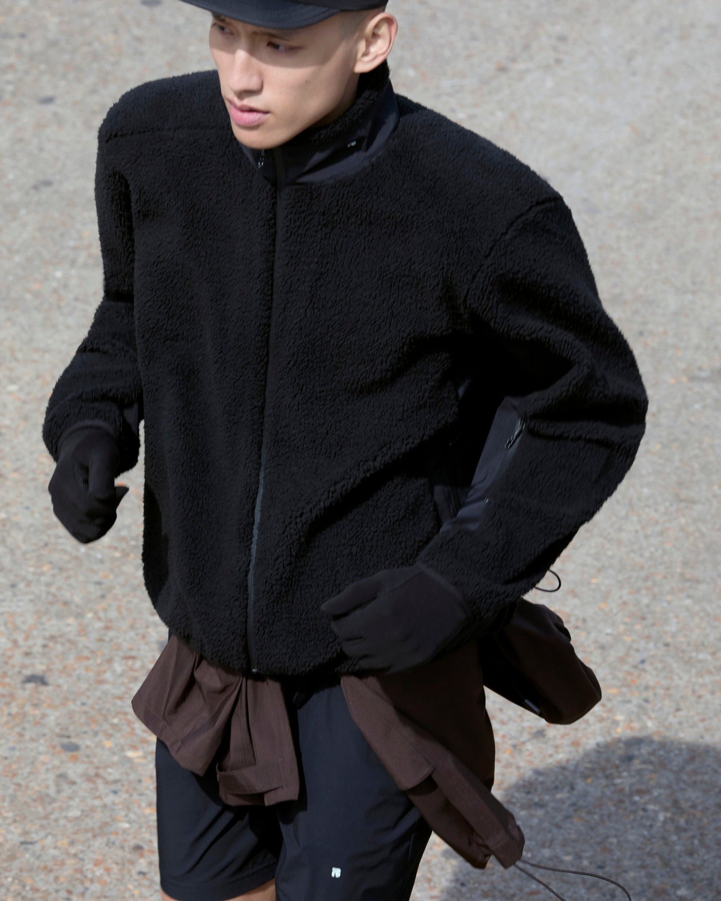 SUBI Black 7" Lined Running Shorts, Breathable, Fast drying, Model