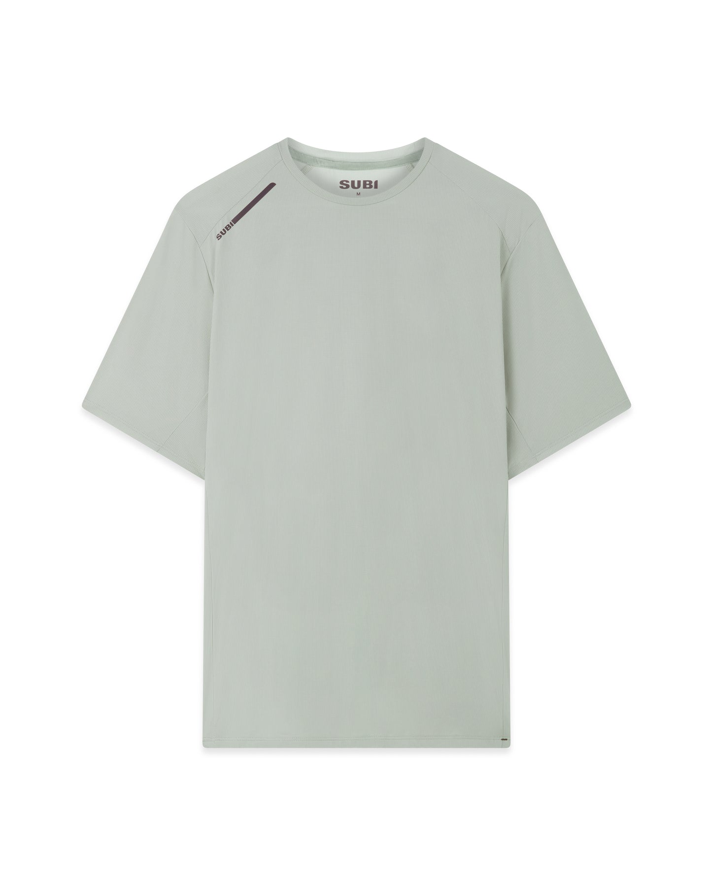 SUBI Grey Running T Shirt, Lightweight and breathable, Moisture wicking, Front View
