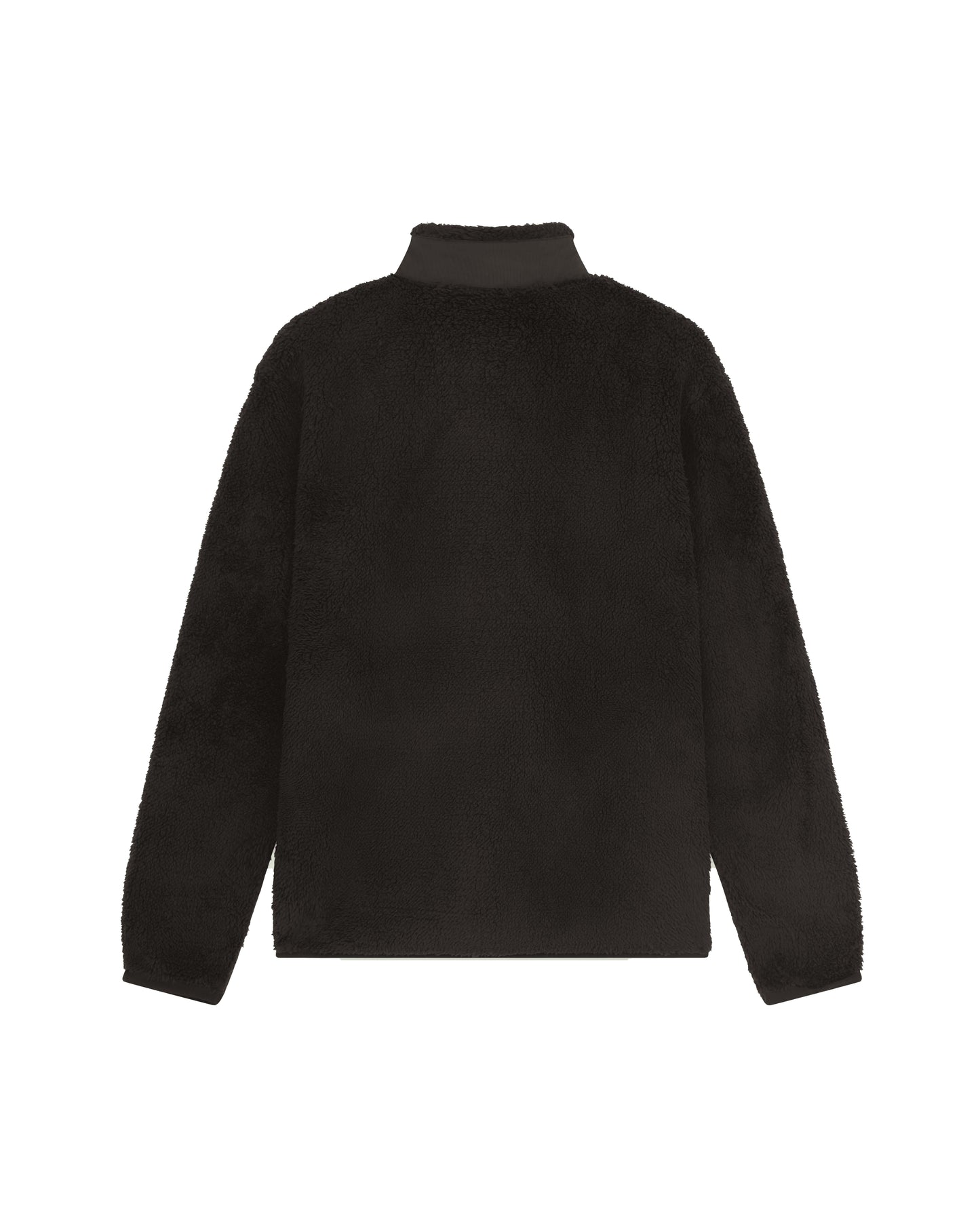 SUBI Brown Zip Fleece, back view, full-length zip, lightweight, heat-retaining material