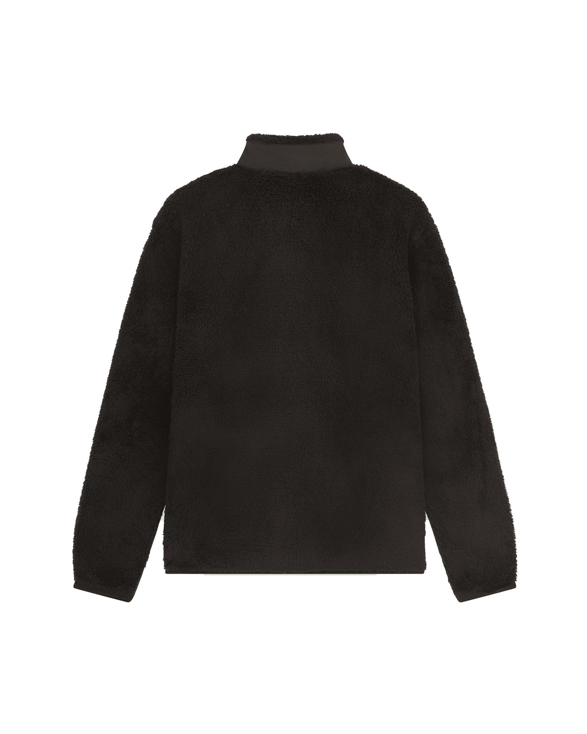 SUBI Brown Zip Fleece, back view, full-length zip, lightweight, heat-retaining material