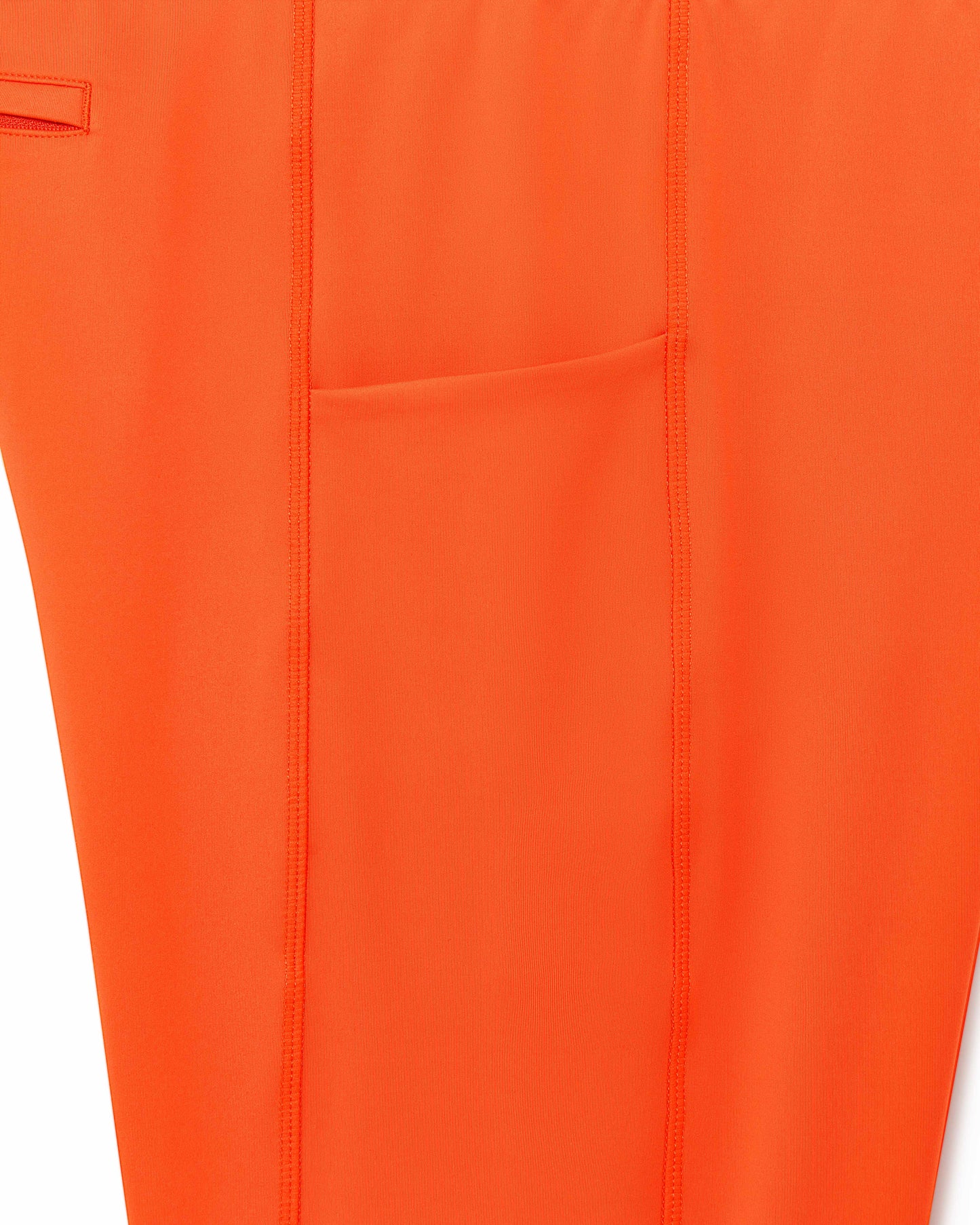 Speed Running Tights, Orange , front view, compression fit