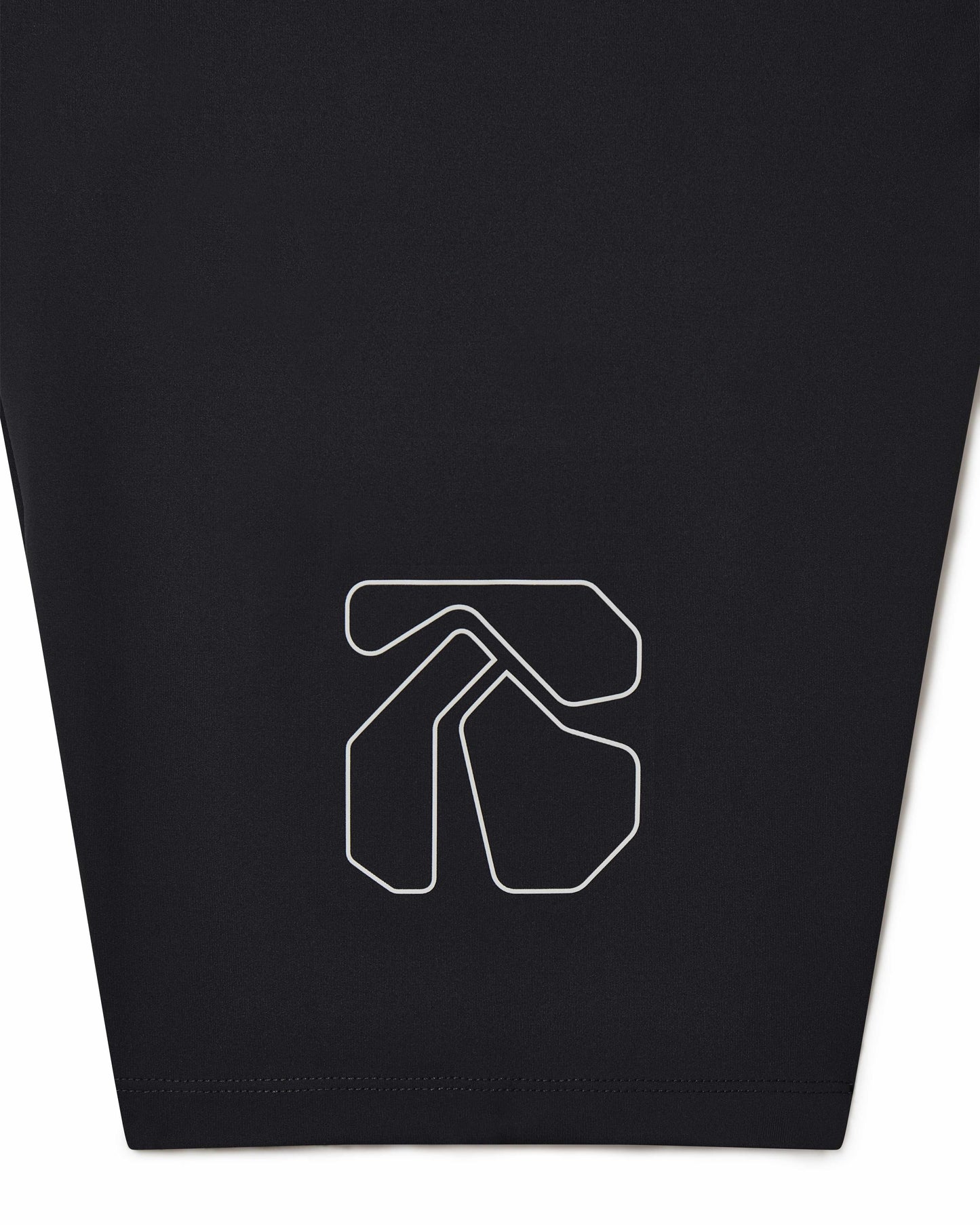 Speed Running Tights, Black, front view, compression fit, moisture-wicking fabric