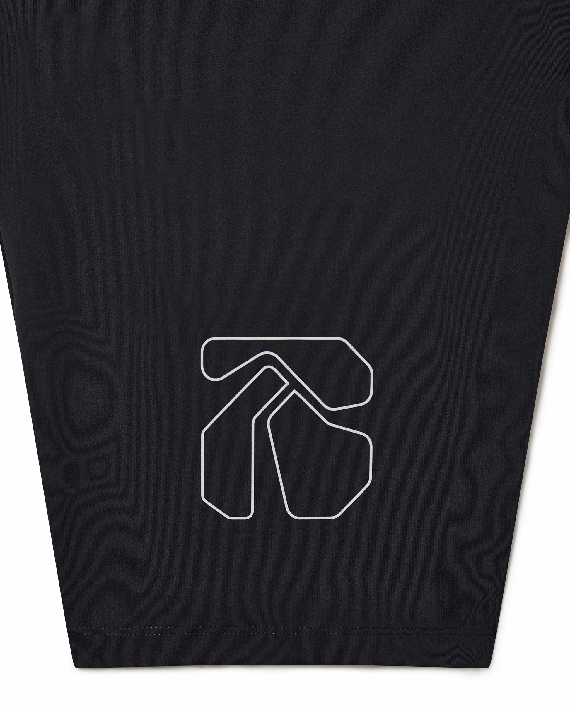 Speed Running Tights, Black, front view, compression fit, moisture-wicking fabric