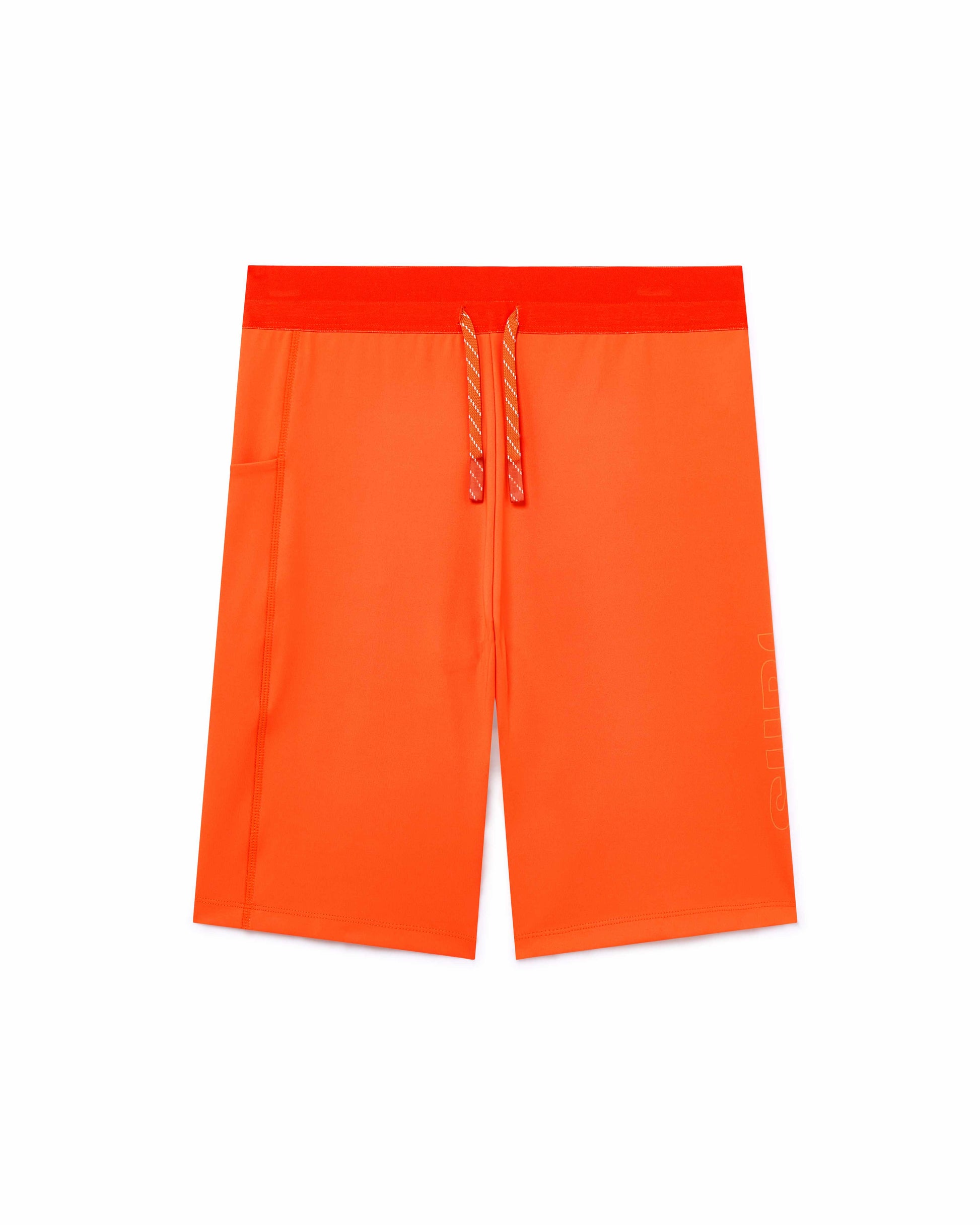 Speed Running Tights, Orange , front view, compression fit, moisture-wicking fabric