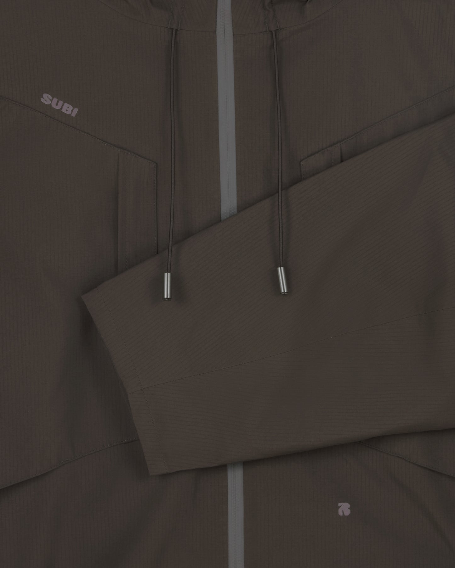 SUBI Brown Running Waterproof Jacket, Breathable, Windproof, Durable, Details