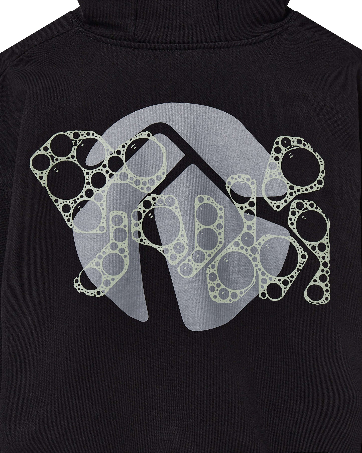 SUBI Topography Hoodie, Illustration, heavyweight cotton fleece